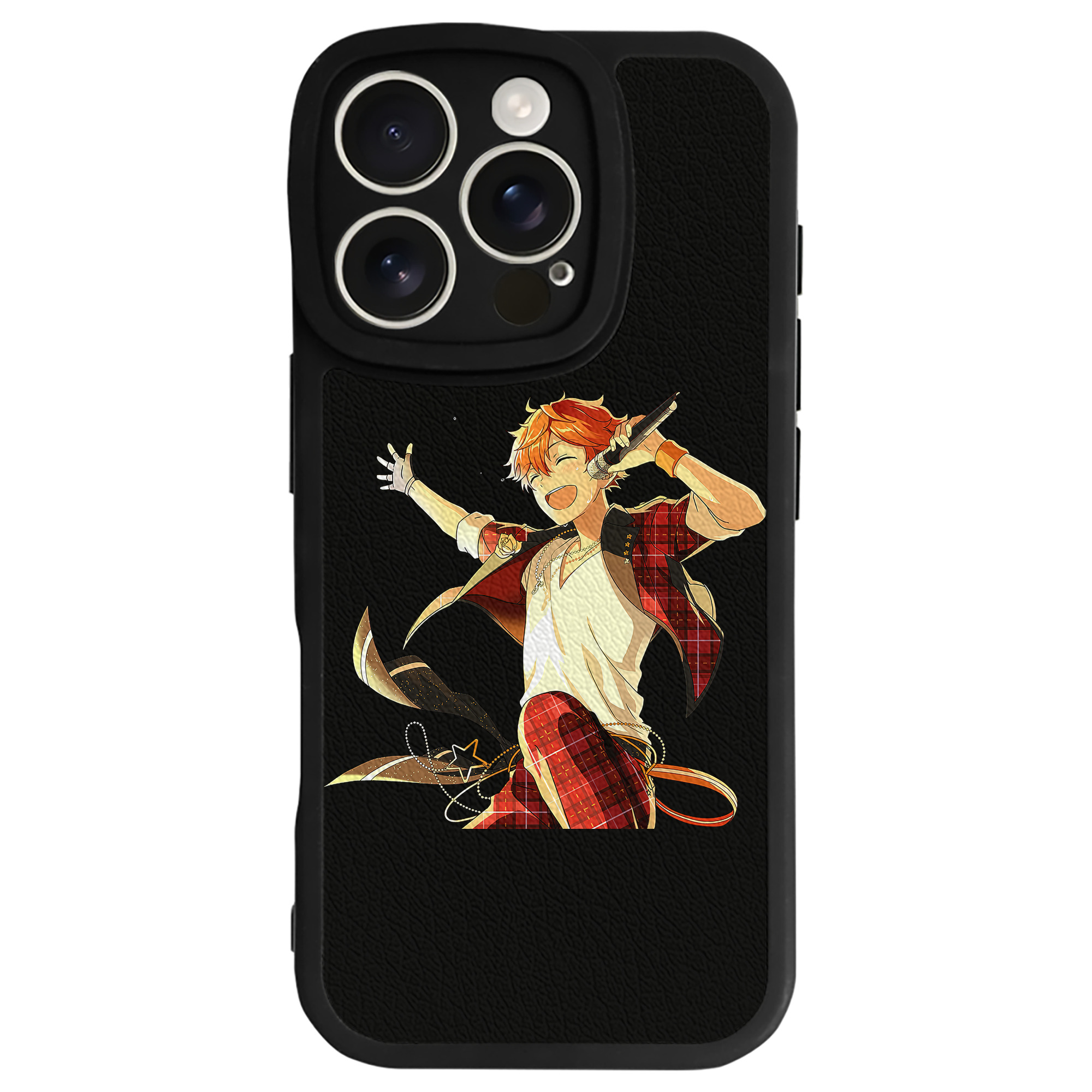 （画像用） あんさんぶるスターズ! Ensemble Stars 【iPhone 16シリーズ対応】シリコンスマホケース（レザー調） 材質：シリコン
